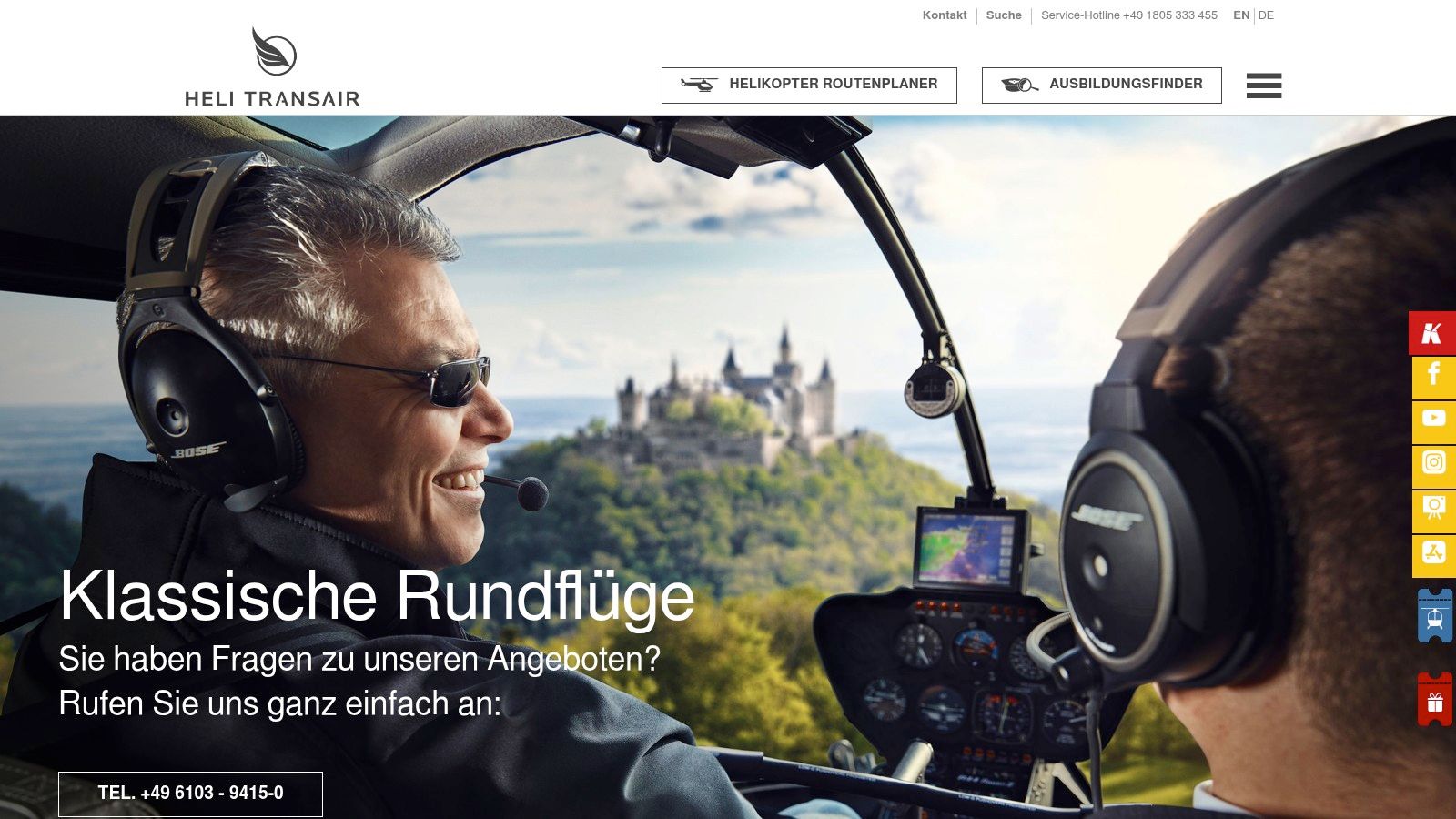 Heli Transair: The Frankfurt Skyline from a Bird's-Eye View
